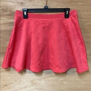 AEROPOSTALE hot pink paisley circle‎ mini skater skirt